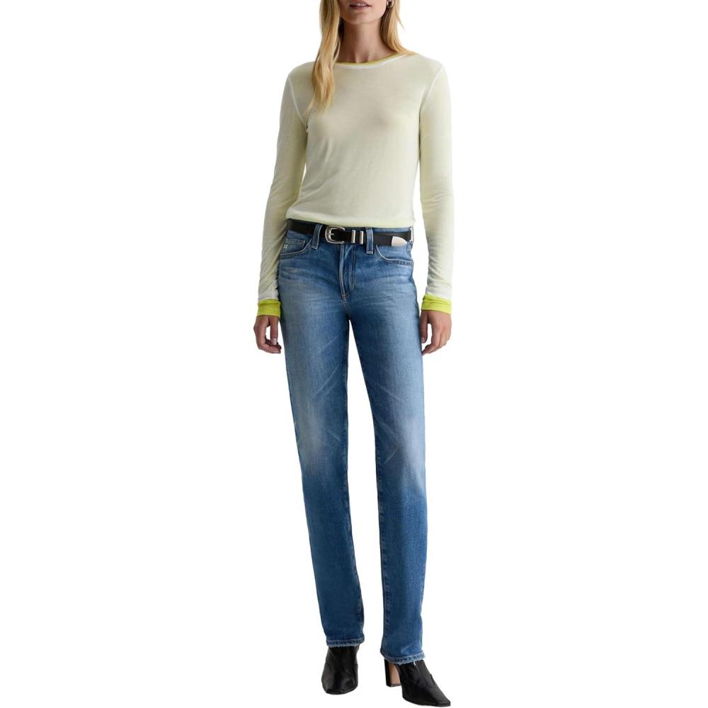 imageAG Womens Sandra Low Rise Slim Straight15 Years Regal