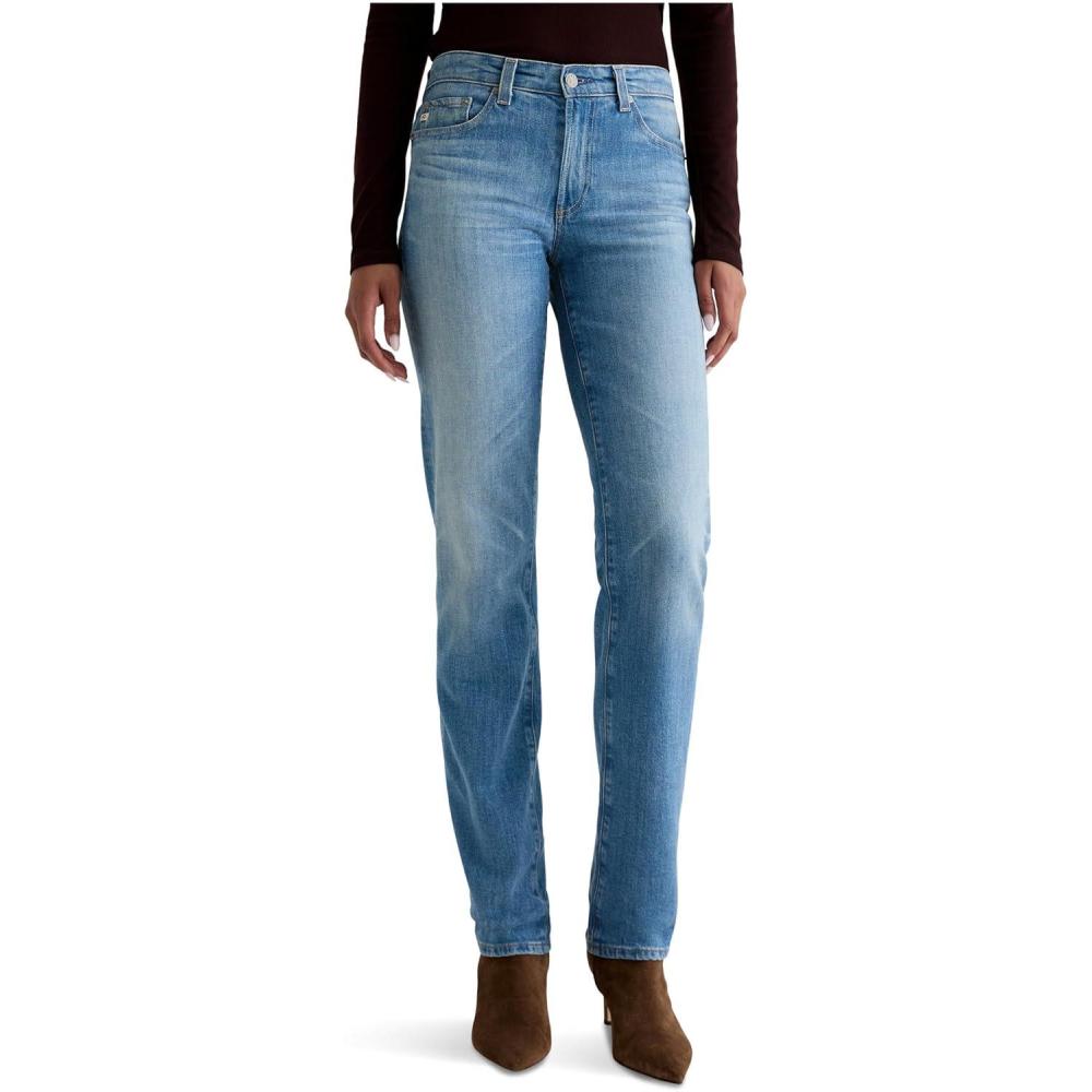 imageAG Womens Sandra Low Rise Slim Straight18 Years Bisou