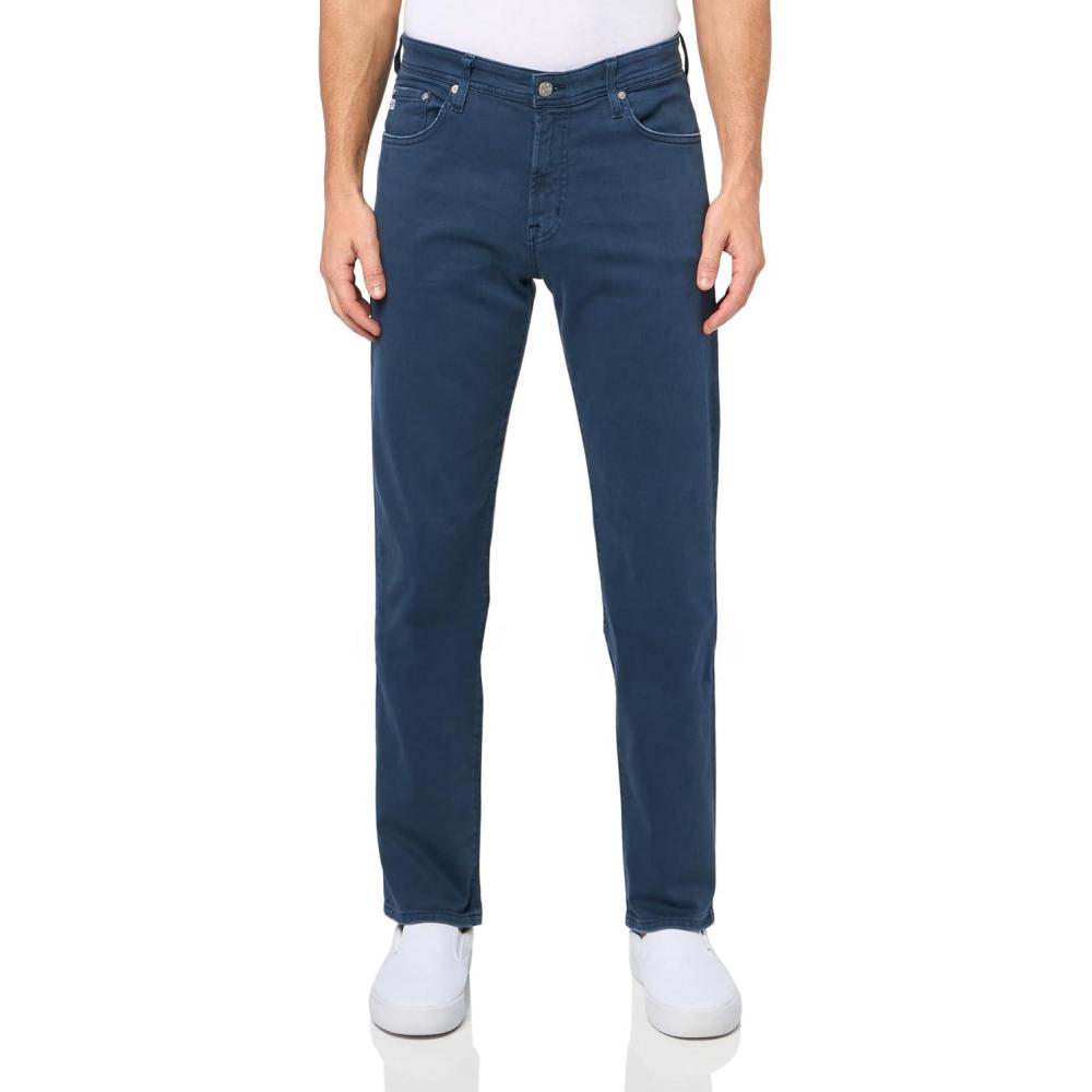 imageMens Everett Slim Straight Jean7 Years Sulfur Marine Haze