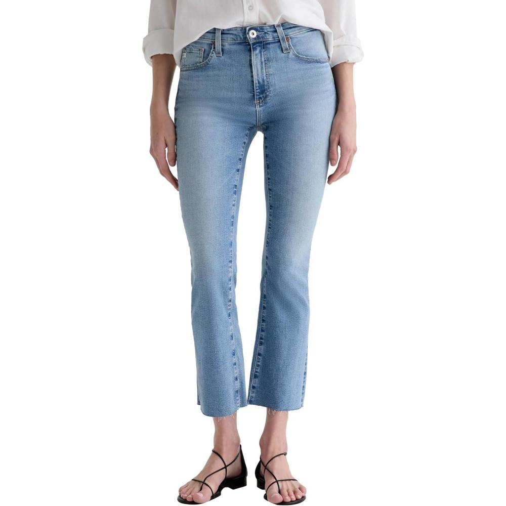 imageWomens Farrah Mid Rise Crop Boot JeanMarina Blue