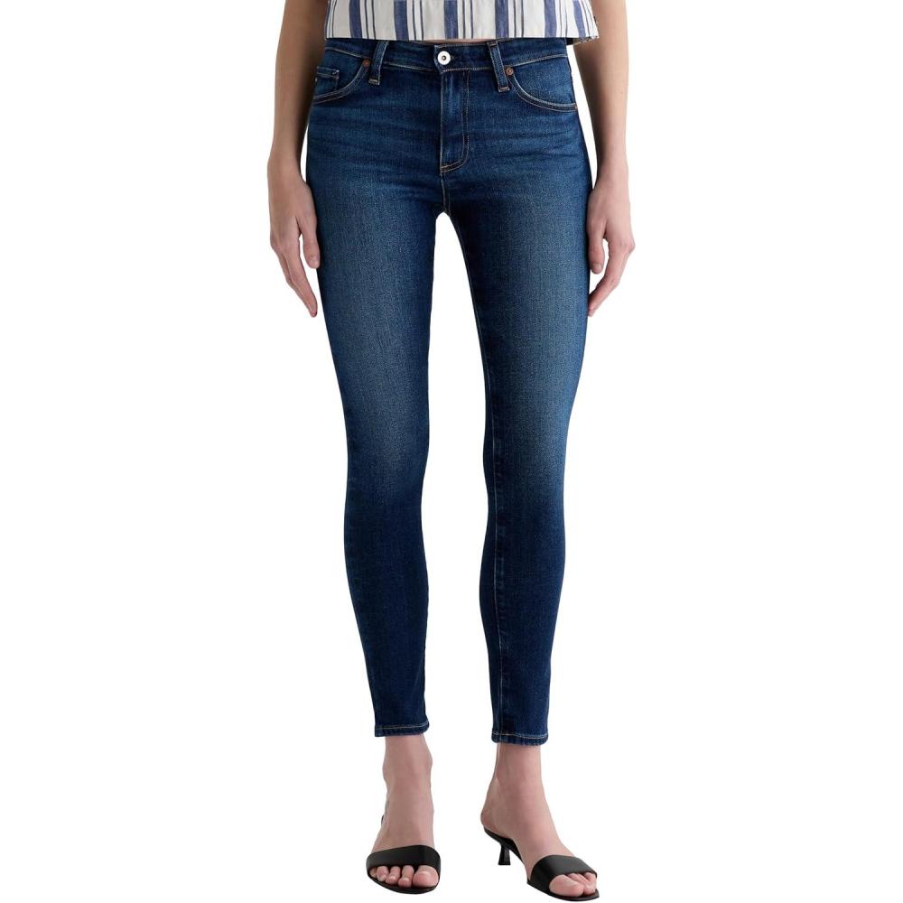 imageWomens Farrah Mid Rise Skinny Ankle JeanChroma