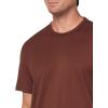 AG Adriano Goldschmied Mens Bryce Classic S/S Crew Neck T-Shirt(Dark Walnut)