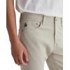 AG Adriano Goldschmied Men’s Everett Slim Straight Sueded Sateen Pant(Coastal Pebble)