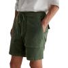 AG Adriano Goldschmied Mens Wells Drawstring Relaxed Fatigue Short(Sulfur Seaside Sage)
