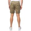 AG Adriano Goldschmied Mens Wells Drawstring Short Relaxed Fatigue Short(La Salina)