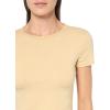 AG Adriano Goldschmied Women’s Hutton Crew(Pencil Stripe Aspen Yellow/Ex-)