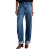 AG Adriano Goldschmied Women’s Mercer High Rise Cuffed Barrel Jean in Nouveau(Nouveau)