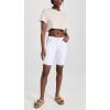 AG Adriano Goldschmied Women’s Nikki Mid Rise Relaxed Skinny Short(1 Year Classic White)