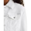 AG Adriano Goldschmied Women’s Robyn Fitted Denim Jacket(White)