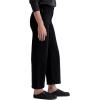 AG Adriano Goldschmied Women’s Saige Mid Rise Wide Leg Crop in Super Black(Super Black)