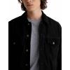 AG Adriano Goldschmied mens Dart Classic Trucker Jacket(Super Black)
