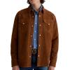 AG Adriano Goldschmied mens Elias Relaxed Western Shirt Jacket(Canyon Amber)