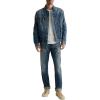 AG Adriano Goldschmied mens Sid Pleated Denim Trucker Jacket(19 Years Garden Grove)