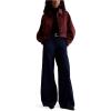 AG Womens Deven Ultra High Rise Wide Leg Trouser(Access)