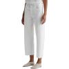AG Women’s Hattie High Rise Crop Barrel(Gallery White)