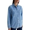 AG Women’s Lenny Relaxed Shirt(Salt Water)