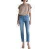 AG Womens Mari Mid Rise Slim Straight Crop Jean(Atlantis)