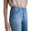 AG Womens Mari Mid Rise Slim Straight Crop Jean(Atlantis)