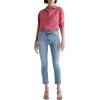 AG Womens Mari Mid Rise Slim Straight Crop Jean(Marina Blue)
