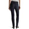AG Women’s Mari Mid Rise Slim Straight Jean(8 Years Black Salt)