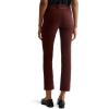 AG Women’s Mari Mid Rise Slim Straight Jean(Bordeaux Rouge)