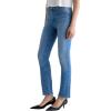 AG Women’s Mari Mid Rise Slim Straight Jean(Minimalist)