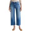 AG Womens Saige Mid Rise Wide Leg Crop(13 Years Allure)