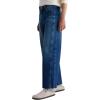AG Womens Saige Mid Rise Wide Leg Crop(Watermist)