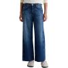 AG Womens Saige Mid Rise Wide Leg Crop(Watermist)