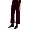 AG Womens Saige Mid Rise Wide Leg Crop(Winery)