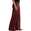 AG Womens Saige Mid Rise Wide Leg(Cranberry)
