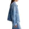 AG womens Ramie Oversized Trucker Jacket(Siren)