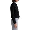 AG womens Robyn Fitted Denim Jacket(Super Black)