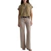 Womens Adria Low Rise Baggy Wide Leg(Simple Taupe)