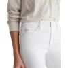Womens Mari Mid Rise Slim Straight Crop Jean(Gallery White)