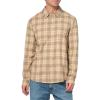 AG Adriano Goldschmied Mens Wayne Relaxed Fit Work Shirt(Tan Multi)