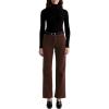 AG Adriano Goldschmied Womens Brinley Mid Rise Straight(Coffee Bean)
