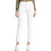 AG Adriano Goldschmied Women’s Mari High Rise Slim Straight Jean(1 Year Tonal White)