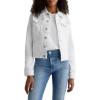 AG Adriano Goldschmied Women’s Robyn Fitted Denim Jacket(White)