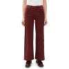 AG Adriano Goldschmied Women’s Saige Mid Rise Wide Leg in 18 Years Bisou(Cranberry)