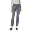 AG Adriano Goldschmied Women’s The Mari High Rise Straight Leg Jean(Timeless Grey)