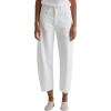 AG Women’s Hattie High Rise Crop Barrel(Gallery White)
