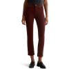 AG Women’s Mari Mid Rise Slim Straight Jean(Bordeaux Rouge)
