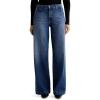 AG Womens Stella Mid Rise Wide Leg Palazzo Jean(Delphi)