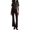 Women’s Farrah Mid Rise Bootcut Jean(Amaretto Noir)