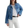 womens Isa Cropped Trucker Jacket(Flashback)