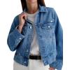 womens Isa Cropped Trucker Jacket(Flashback)