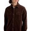AG Adriano Goldschmied Mens Curtis Classic Fit Work Shirt(Sulfur Raw Umber)
