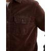 AG Adriano Goldschmied Mens Curtis Classic Fit Work Shirt(Sulfur Raw Umber)