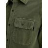 AG Adriano Goldschmied Mens Curtis Classic Fit Work Shirt(Sulfur Urban Green)
